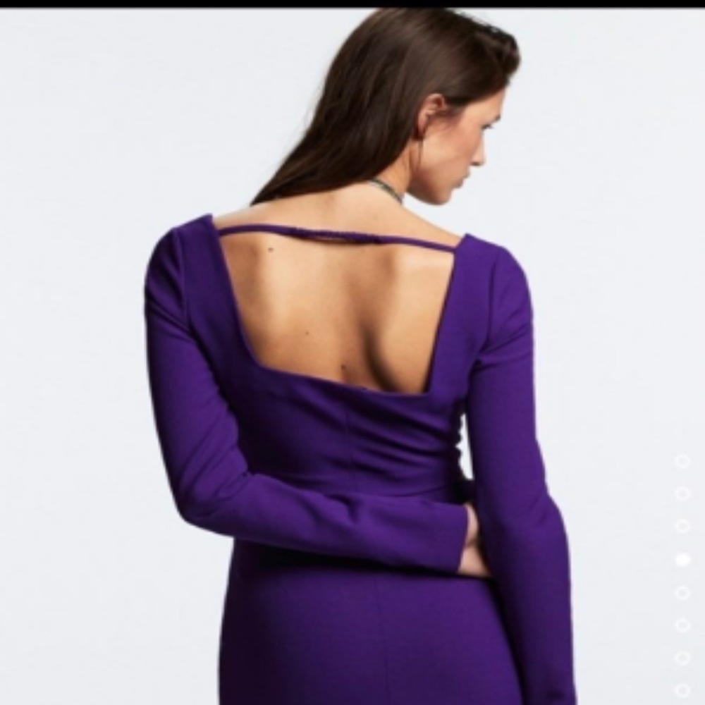 Zara purple cropped shirt size XS